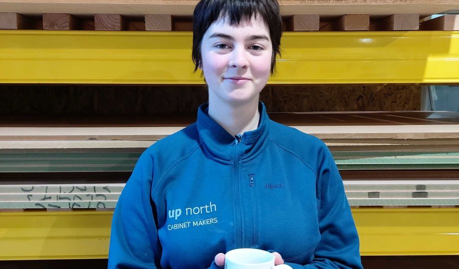 Moya Barnett, Apprentice Bench Joiner, Up North Cabinet Makers