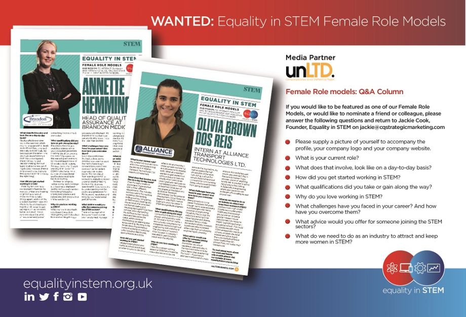 Wanted: Equality in STEM Female Role Models